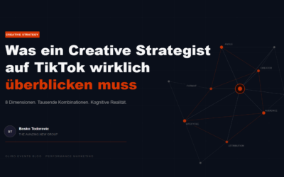 Was ein Creative Strategist auf TikTok wirklich überblicken muss. Und warum das ohne Systemunterstützung nicht mehr geht.